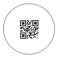 Sample Bar Code Label - 1 inch (2.25 cm) square