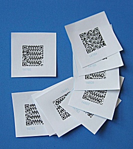 50 Pre-printed Washable Vinyl Audio Labels (Image1)